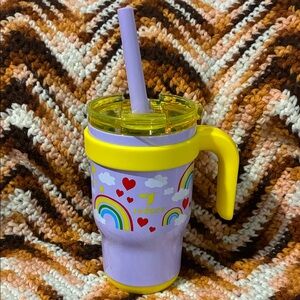 Rainbow Tumbler - Yellow and Purple